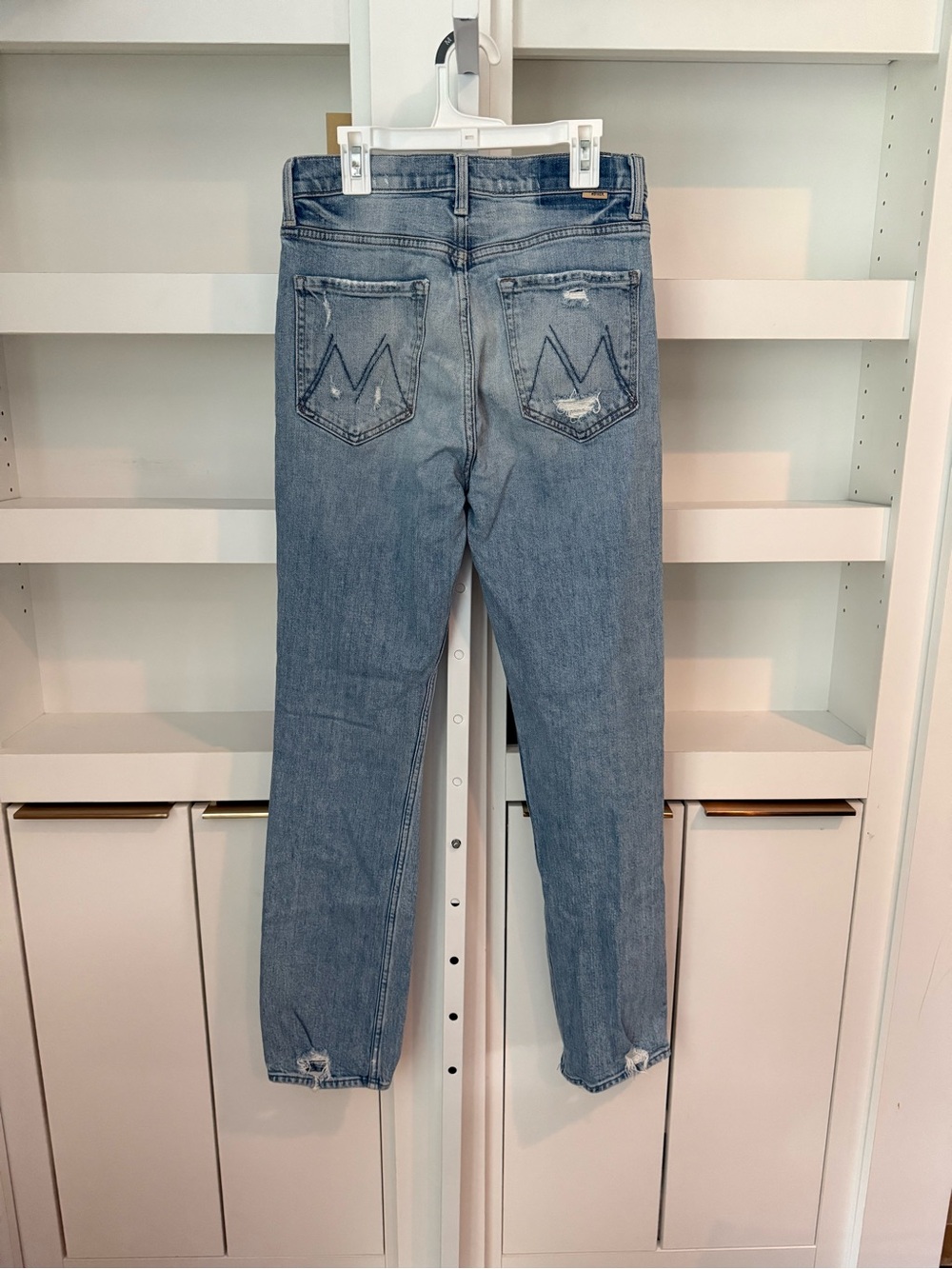 Mother Superior Denim High Waisted Rider Skimp Cropped Jeans 27 The Confession - Picture 5 of 11